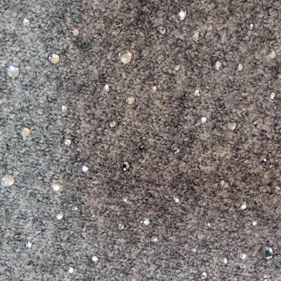 J Crew Gemstone Sweater in Supersoft Yarn, Charcoal Heather Grey, Size M - Picture 3 of 9